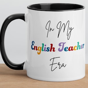 In My English Teacher Era, English Teacher Gifts, English Teacher Funny, Gift for English Teachers, English Teacher Mug, English Tutor