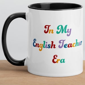In My English Teacher Era, English Teacher Gifts, English Teacher Funny, Gift for English Teachers, English Teacher Mug, English Tutor