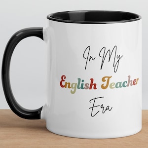 In My English Teacher Era, English Teacher Gifts, English Teacher Funny, Gift for English Teachers, English Teacher Mug, English Tutor