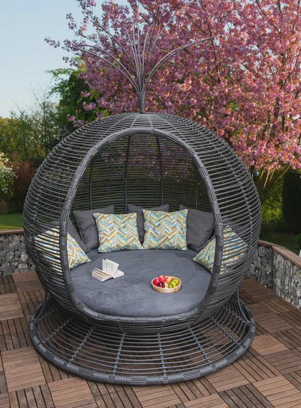modern egg chair outdoor