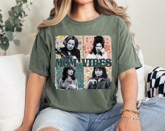 Mom Vibes Shirt, Vintage Funny Mom Tee, Retro Funny Mom Sweatshirt, Mom Life Shirt, Mother's Day Gift, Cool Mom Hoodie, Best Mom Tee