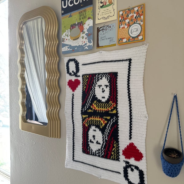 Crochet Tapestry — Playing Card