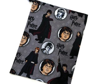 Harry Potter Fabric Gift Bag Christmas Gift Bag Hermoine Boy Gift Bag Birthday Bag Girl gift