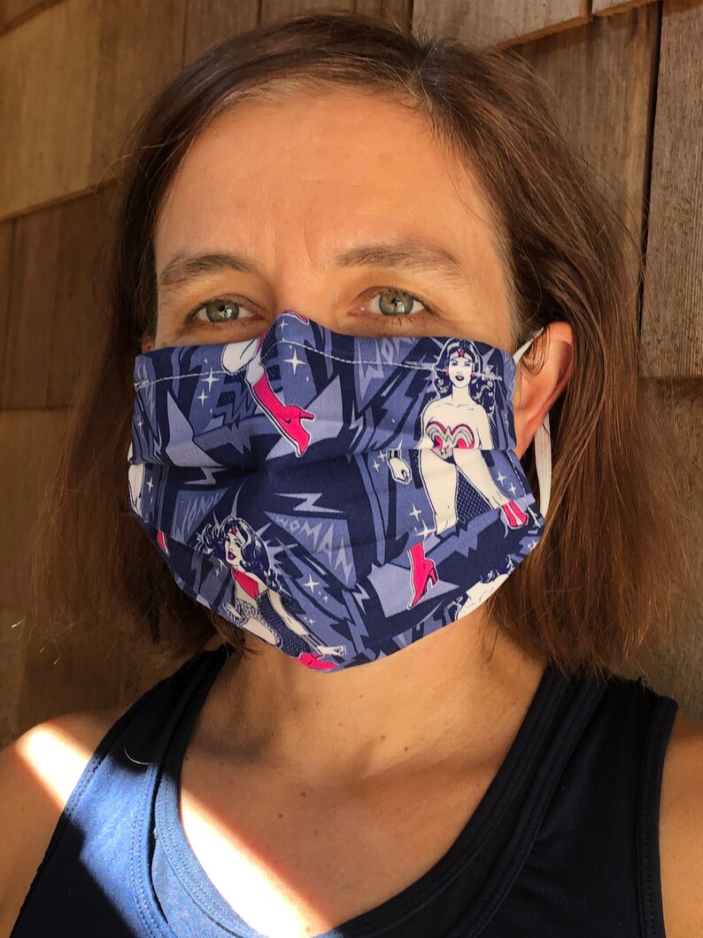 Spring QUILTERS COTTON FACE Mask with Nose Wire Washable Etsy