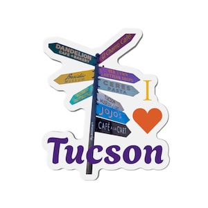 I Love Tucson Magnet by Jilly Jesson