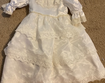 Robe de mariée pour poupée de 18 pouces