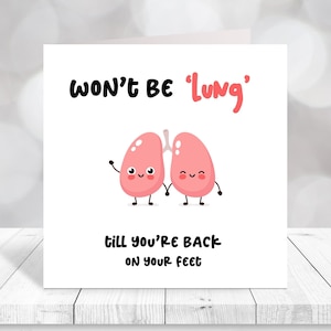 Long Card Longtransplantatie Emfyseem en bronchitis Beterschap Longkanker Beterschap is pas longkanker als je weer op de been bent