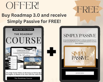 Roadmap 3.0 Bundle (FREE  Simply Passive course included with purchase)