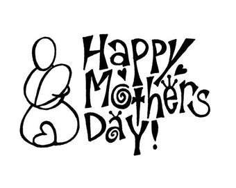 Muttertagskarte Happy Mother es Day