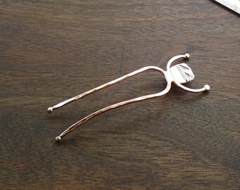 Mix Metal Hair stick or Fork