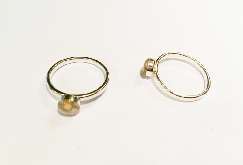 Sterling Silver Mustard Seed Ring Faith of A Mustard Seed Etsy