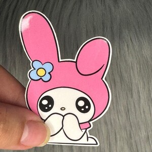 My Melody inspired Vinyl Sticker.