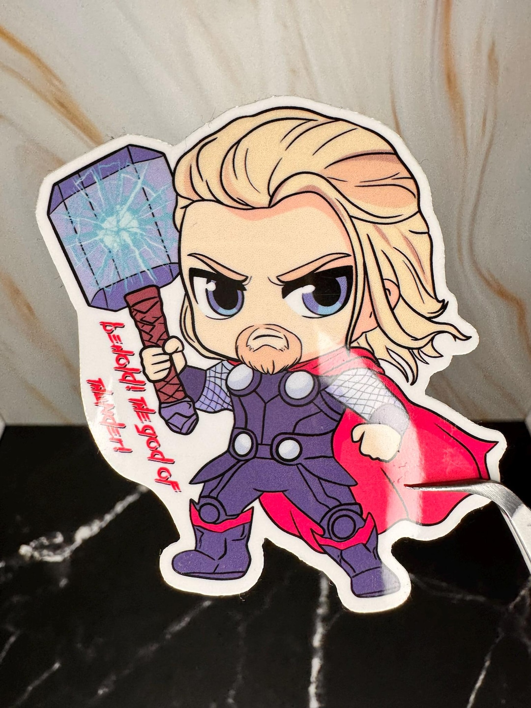 Thor Strong Sticker Thor Inspired Vinyl Sticker. - Etsy