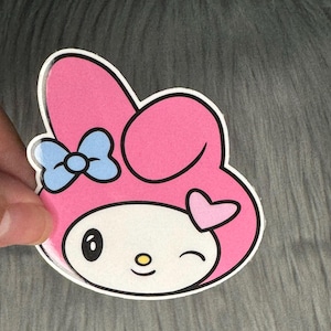 My Melody inspired Vinyl Sticker.