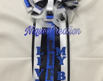Black and Blue Bday Pin