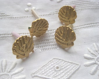 Scallop Sea Shell Post Earring Findings