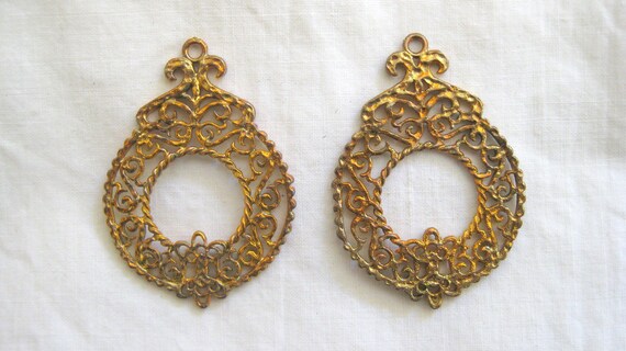 Brass clearance filigree stampings