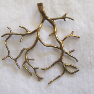 Brass Tree Branch Stamping image 3