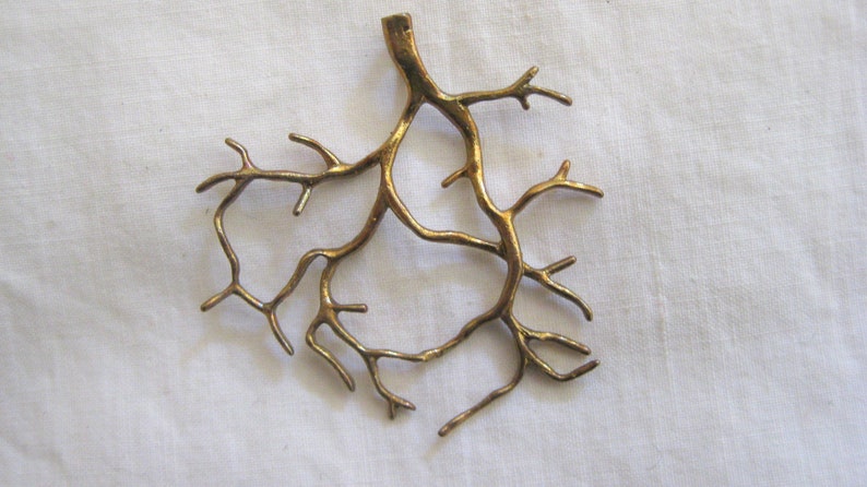 Brass Tree Branch Stamping image 3