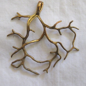 Brass Tree Branch Stamping image 1