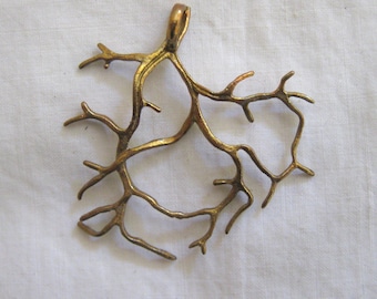 Brass Tree Branch Stamping