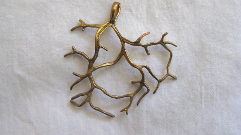 Brass Tree Branch Stamping image 1