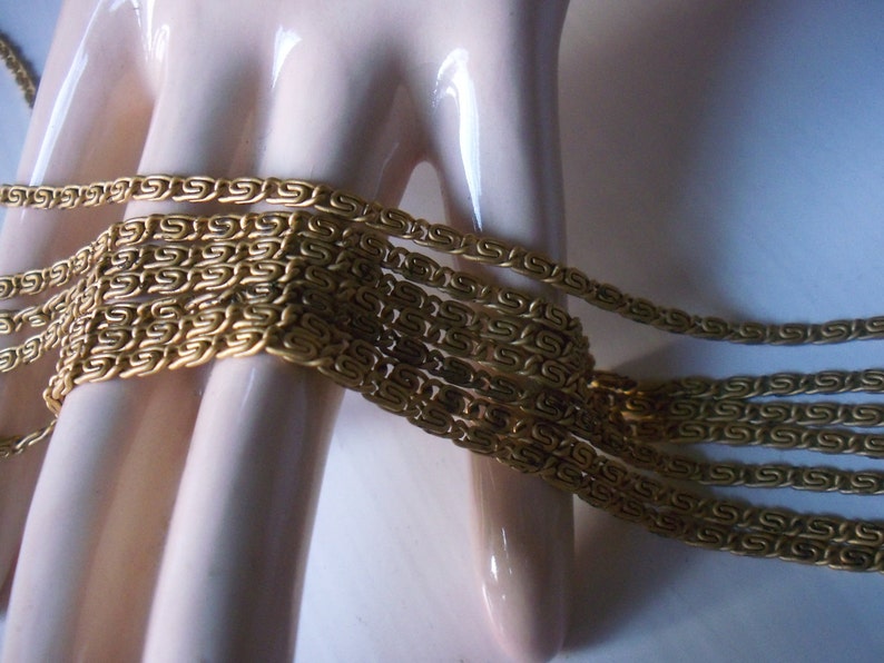 Vintage Fine Link Chain Etsy