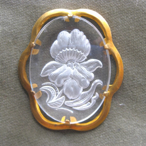 Colgante de orquídea vintage