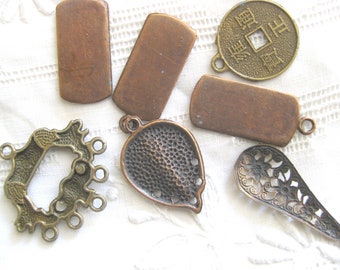 DESTASH 7 Piece Mixed Lot Pendants