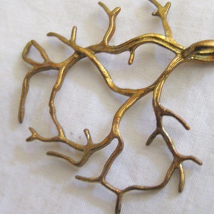 Brass Tree Branch Stamping image 4