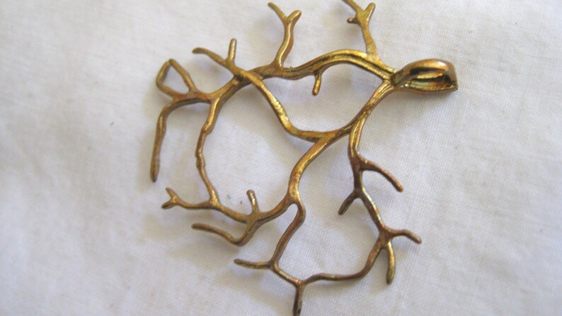 Brass Tree Branch Stamping image 4