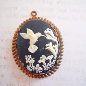 Vintage Hummingbird  Pendant