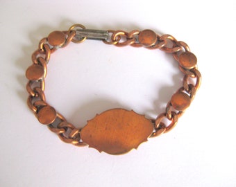 Vintage Plaque Bracelet Blank
