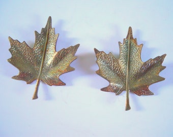 Maple Leaf Stamping Pair