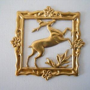 Brass Deer Stamping