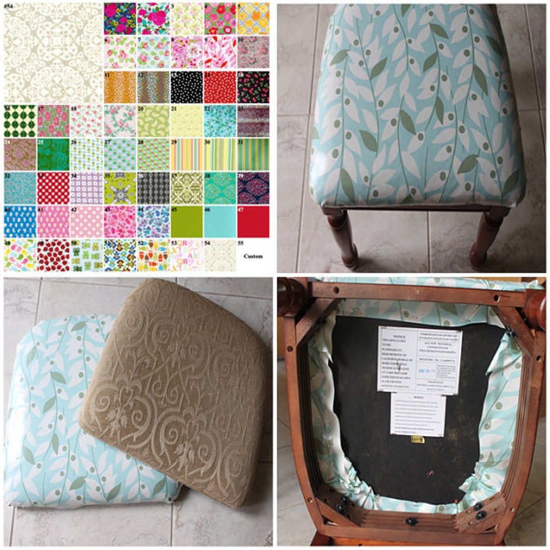 DYI, Recover Your Dining Chairs With Waterproof, Wipeable Fabrics. TWO