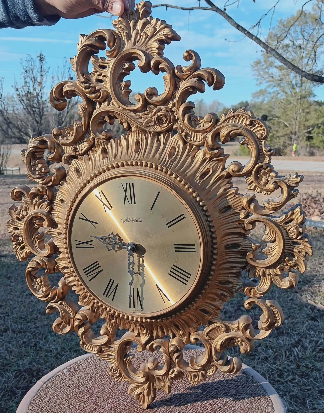 Vintage Burwood Wall Clock ' Mid-century Burwood Wall Clock - Etsy