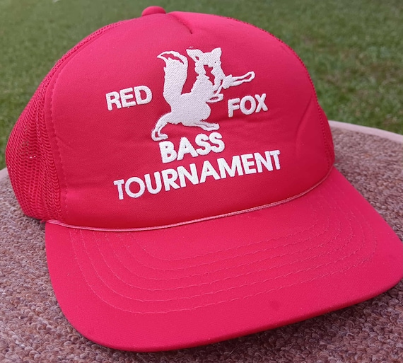 Vintage Bass Fishing Snapback Hat for Bass Fishing Tournament Hat