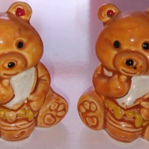 Vintage Bear Salt and Pepper Shakers with Bears Salt & pepper Shakers