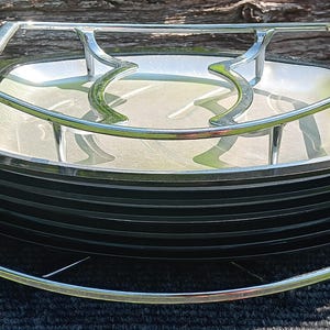 Vintage Nordic Ware Steak Serving Plates ' Sizzling Steak Server Set ' Aluminum Hot Plate Platters by Nordic Ware