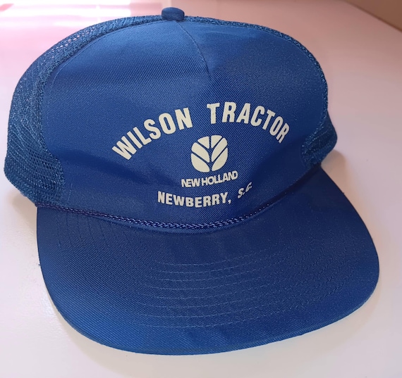 Vintage New Holland Trucker Hat, Wilson Snapback