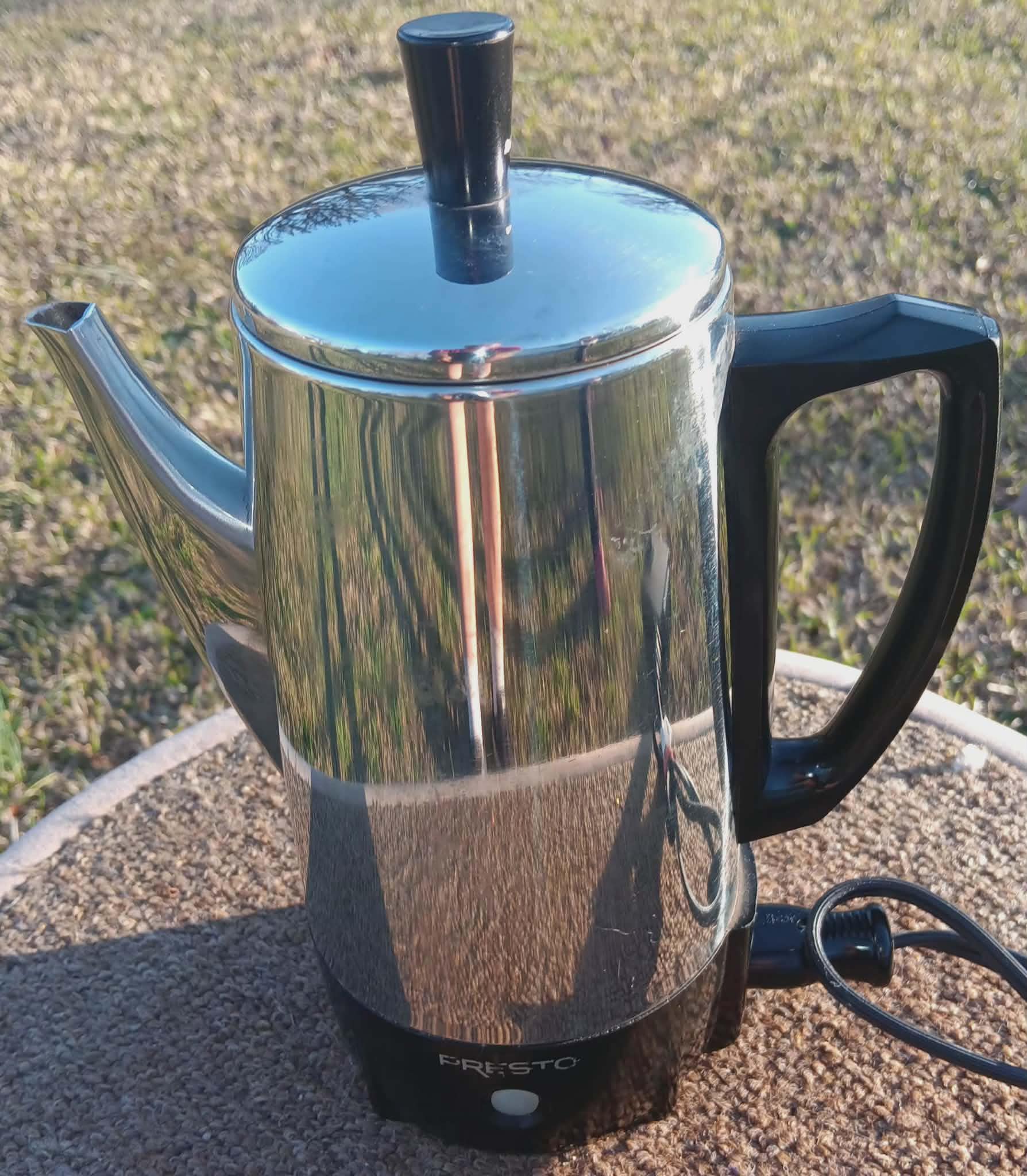 Vintage Coffee Percolator ' Vintage Chrome Percolator ' Vintage