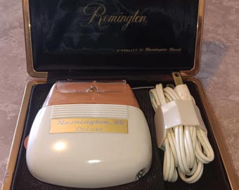 Vintage Remington 60 Electric Shaver with Case