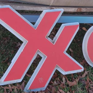 Vintage Gasoline Sign ' Vintage Exxon Sign - Etsy