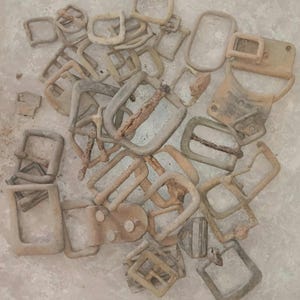 Dug Civil War Brass Buckle Lot: Relic Collection