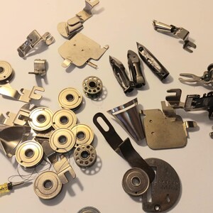 Singer Shuttle Bobbin by Singer Bullet Shuttle Bobbin Lot of Singer Sewing Machine Parts for Singer Sewing Machine Shuttle Bobbins by Singer