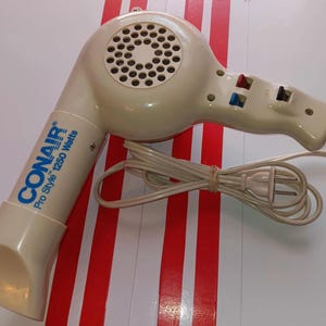 Vintage Conair Pro 1250 Hair Dryer &#39; Vintage Hair Dryer by Conair Hair Dryer