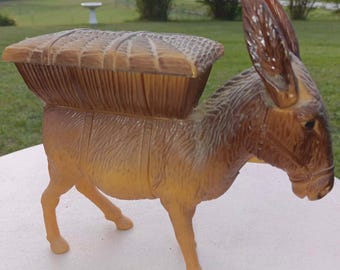 Donkey Cigarette Dispenser Animal Cigarette Storage Lighter Holder  Collectible Cigarette Box Cigar Room Decor Funny Dispenser Smoker Gift