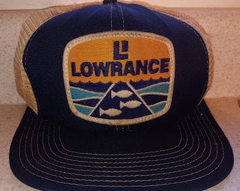 Vintage Lowrance Snapback Hat - Fishing Trucker Hat