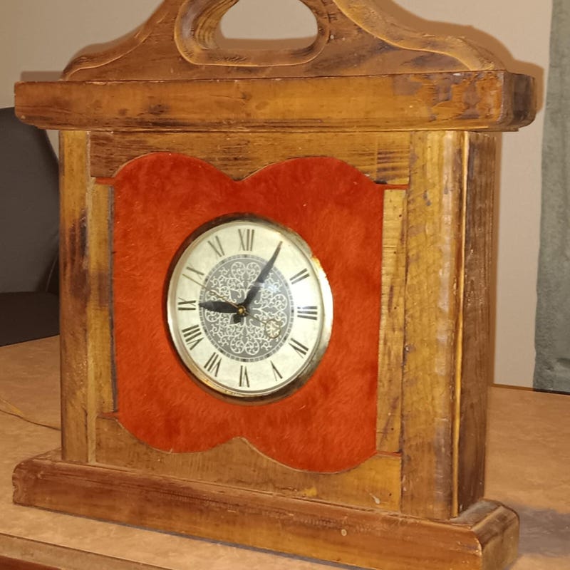 Antique Mantle Clock - Etsy